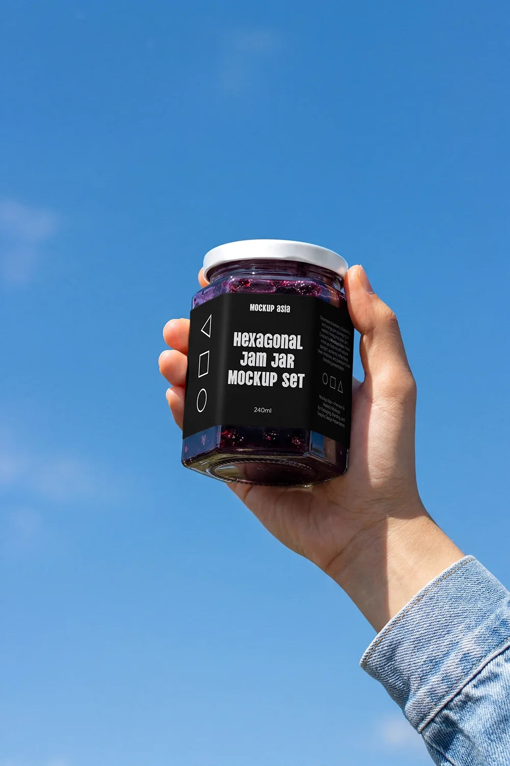 Design Studies: Hexagon Jam Jar Mockup