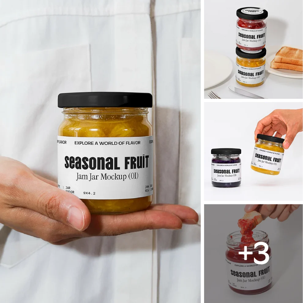 Design Studies: Jam Jar mockup bundle - Image 2