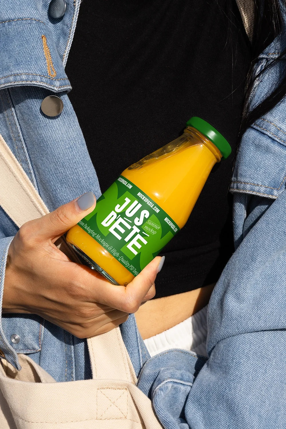Design Studies: Juice Bottle Label Mockup -