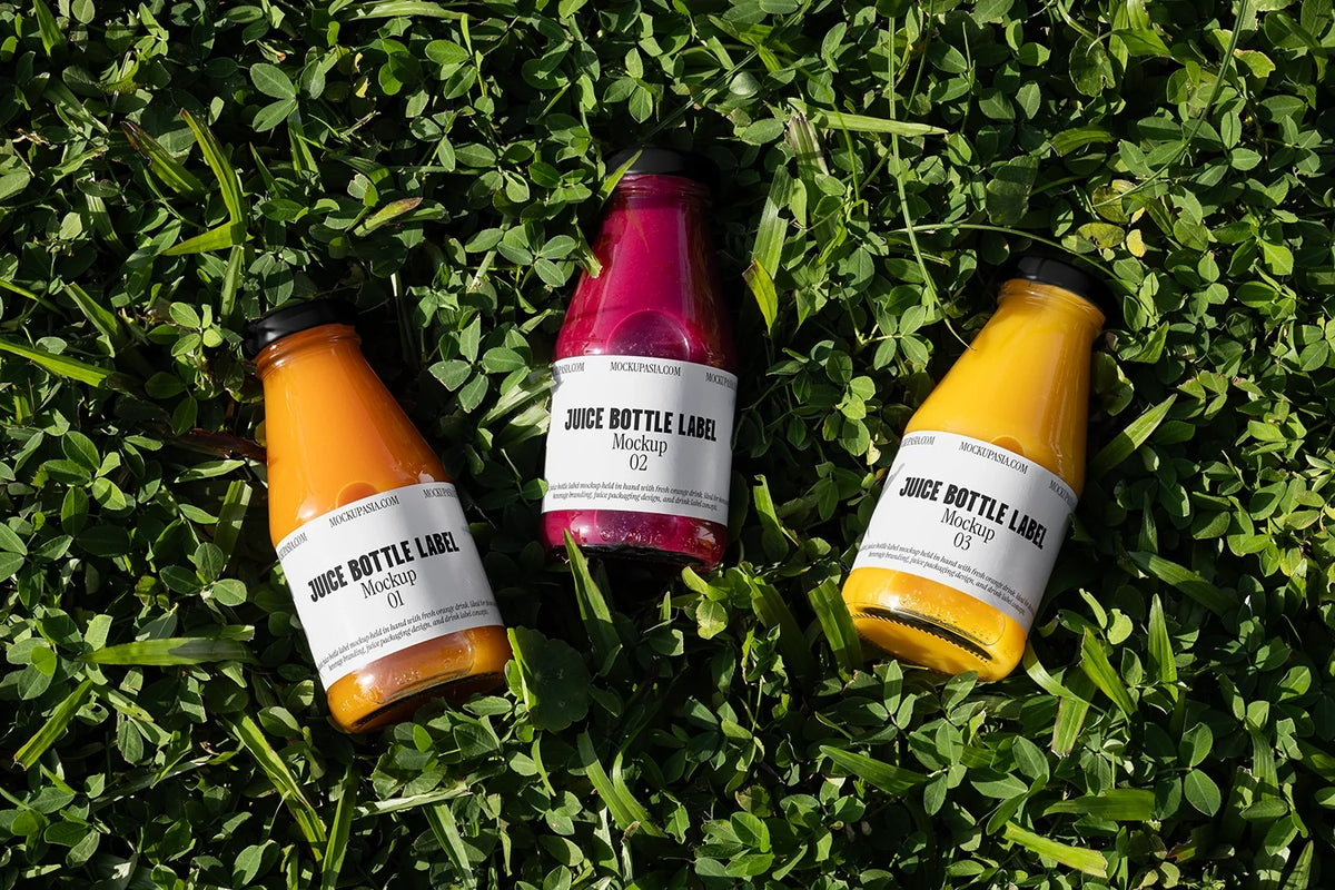 Design Studies: Juice Bottle Label Mockup - - Image 2