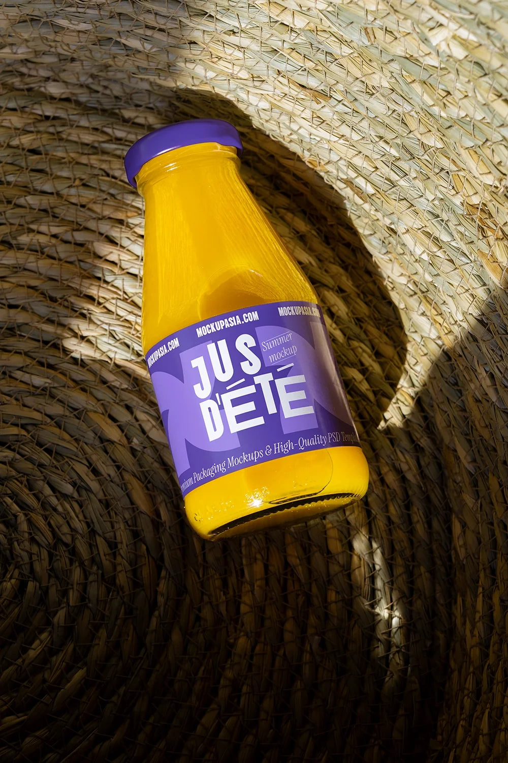 Design Studies: Juice Bottle Label Mockup -