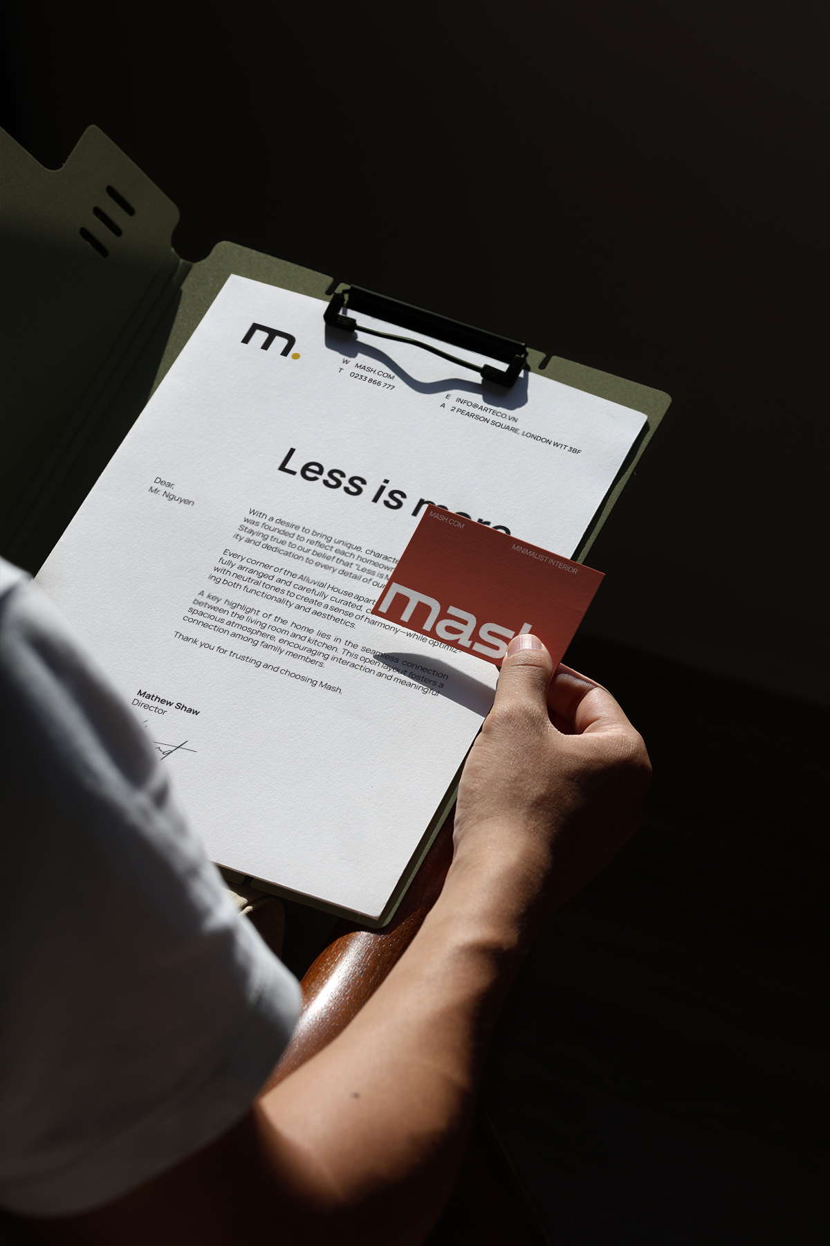 Design Studies: Letter Head, Business card Mockup - Image 2