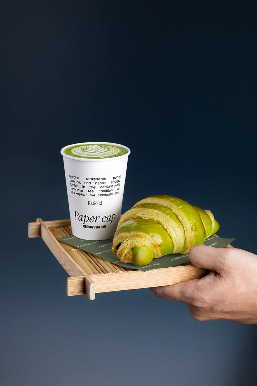 Design Studies: Matcha Paper Cup & Baking Mockup - Image 2