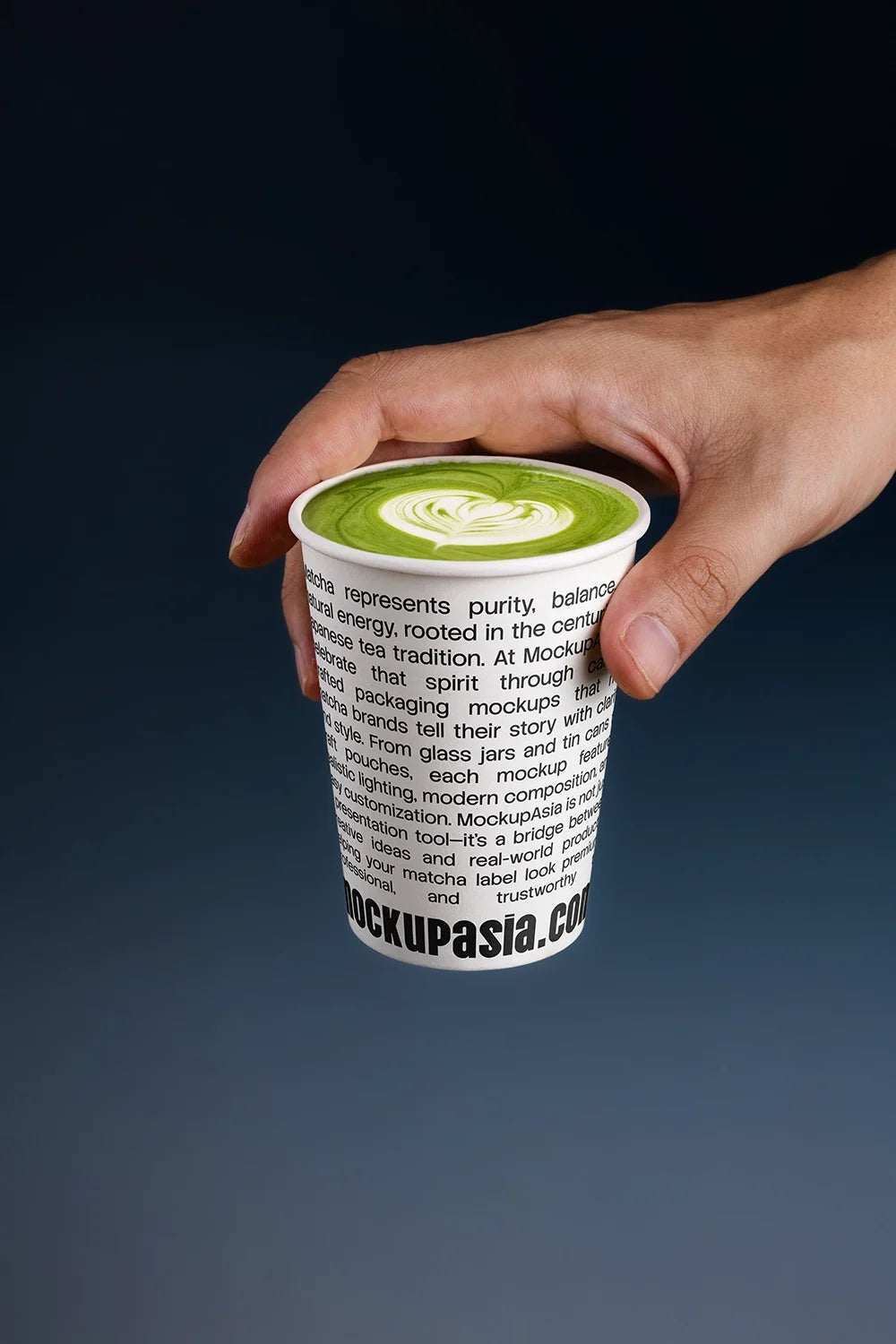 Design Studies: Matcha Paper Cup Mockup - Image 2