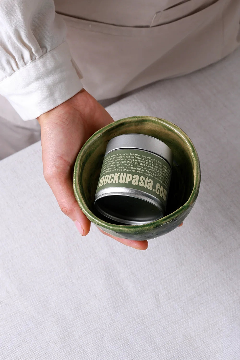 Design Studies: Matcha Tin Mockup
