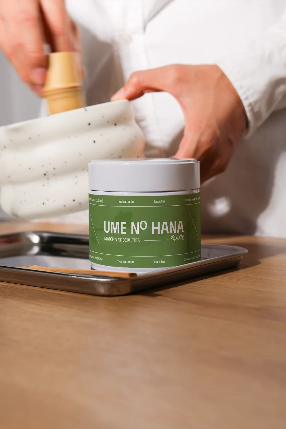 Design Studies: Matcha Power Jar Mockup