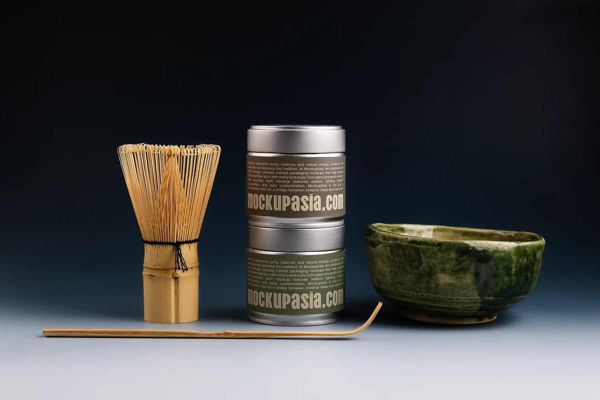 Design Studies: Matcha Tin Mockup