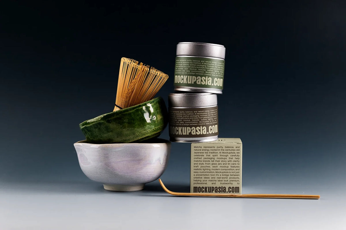 Design Studies: Matcha Tin Can Mockup
