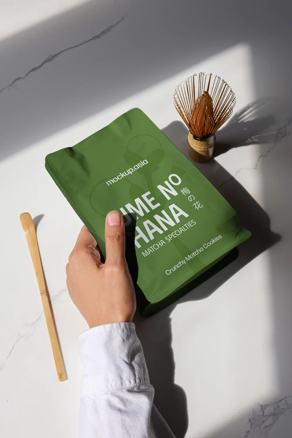 Design Studies: Matcha Zipper Bag Mockup
