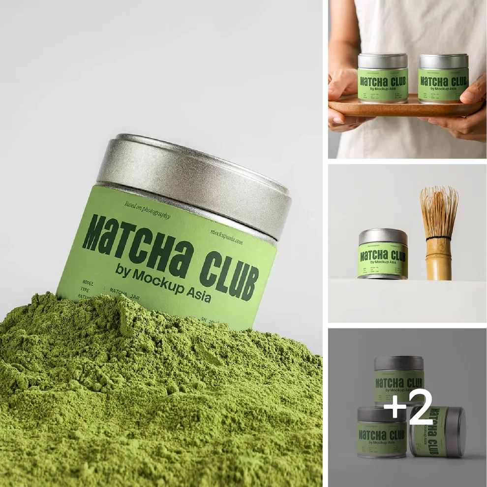 Design Studies: Matcha Powder Tin Jar Bundle - Image 2