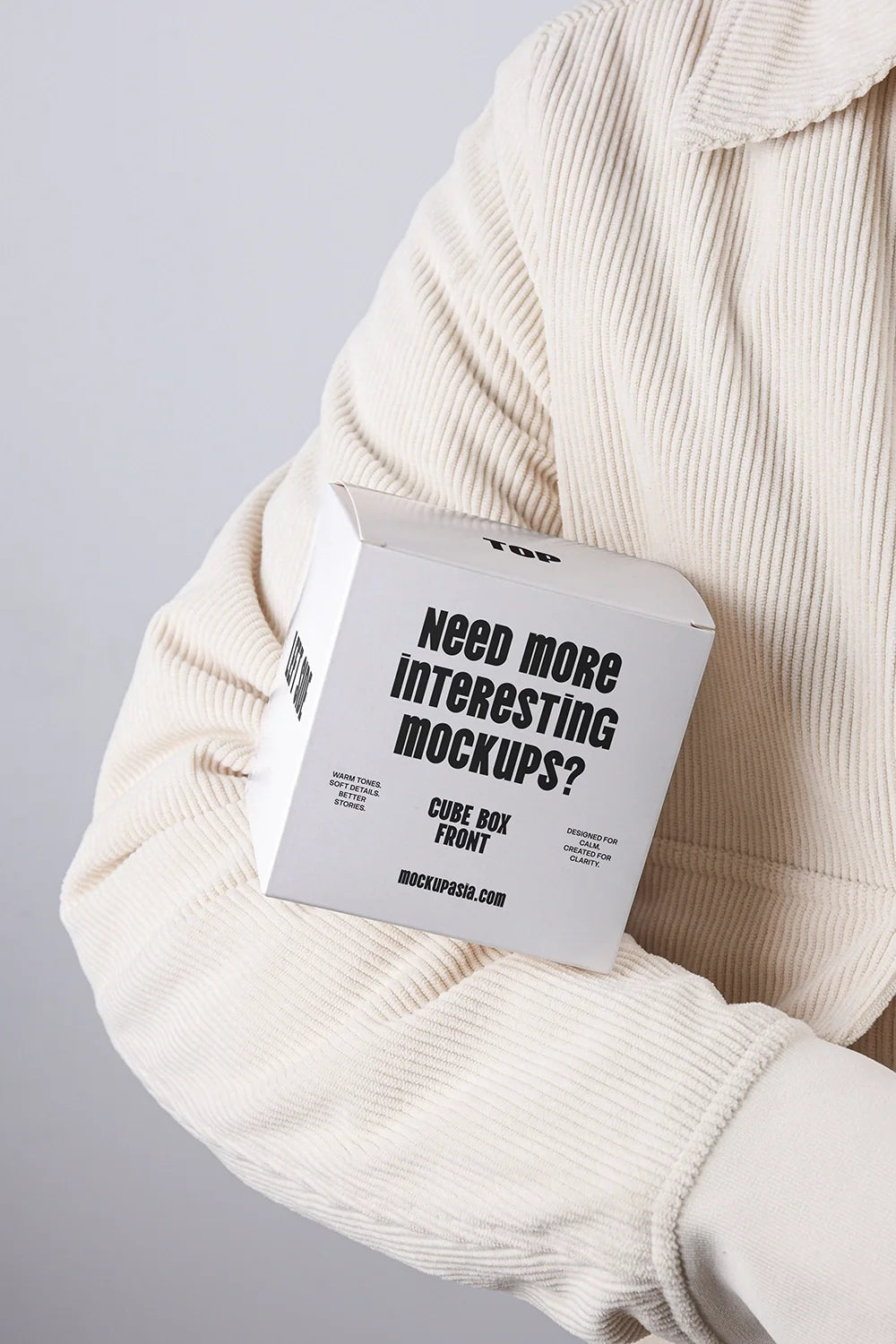 Design Studies: Paper Cube Box Mockup