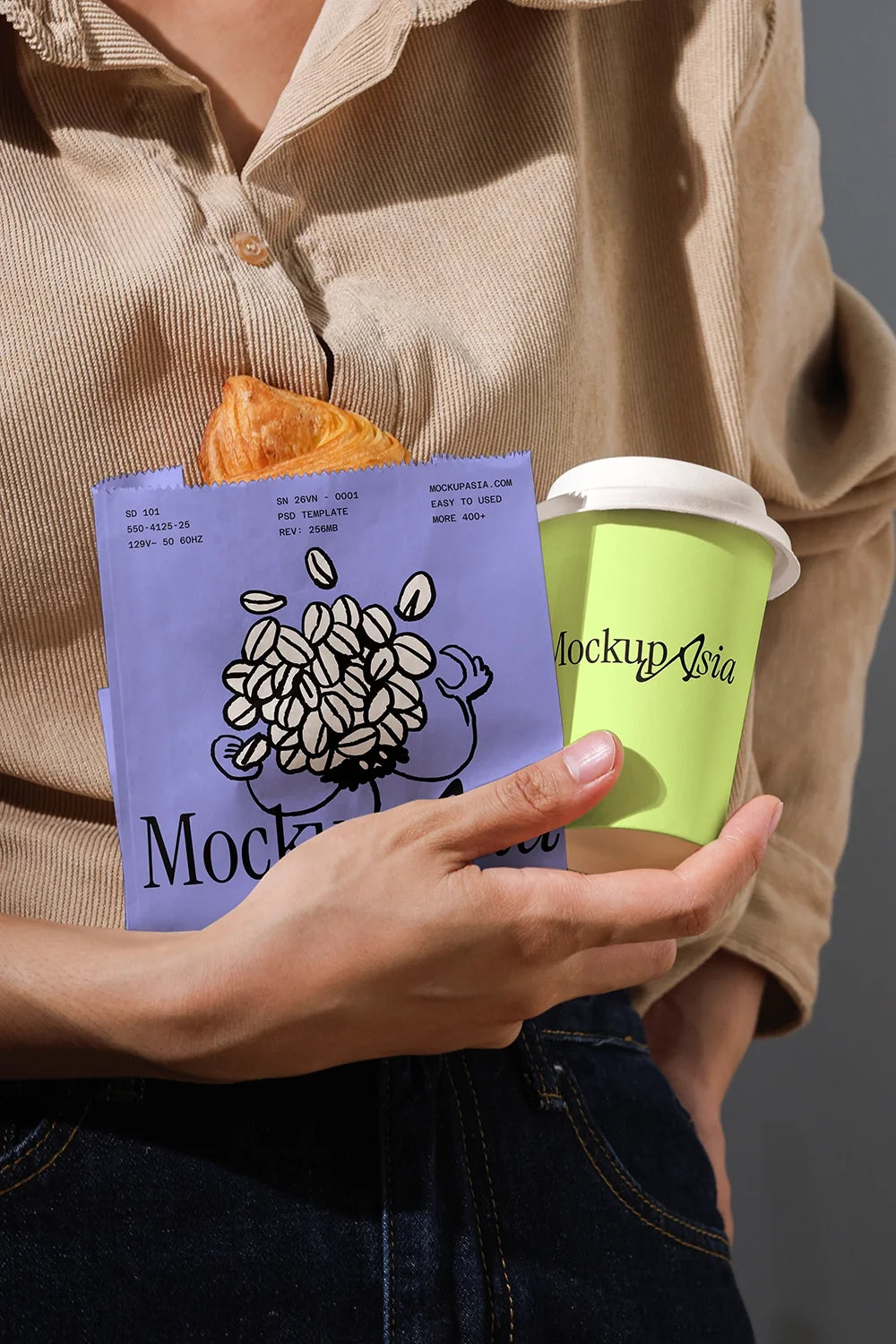 Design Studies: Paper Cup and Bag Mockup - Image 3