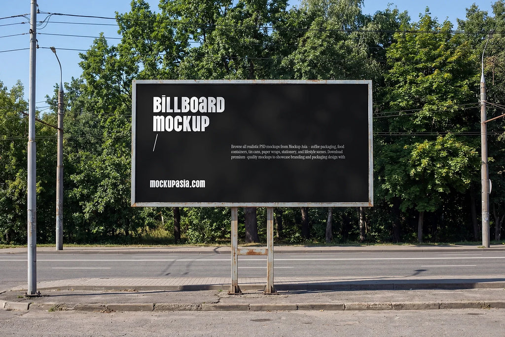 Design Studies: Roadside Billboard Mockup -