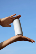 Design Studies: Slim Can Mockup CF30 – Floating Between Hands - Image 3