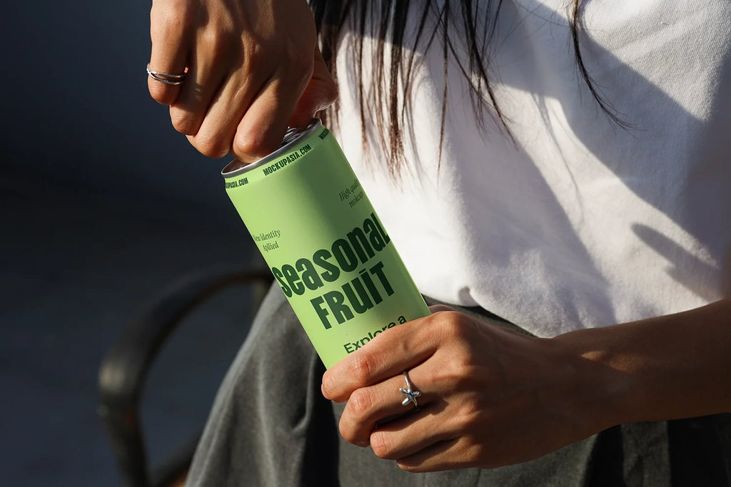 Design Studies: Slim Can Mockup CF35 – Opening, Lifestyle