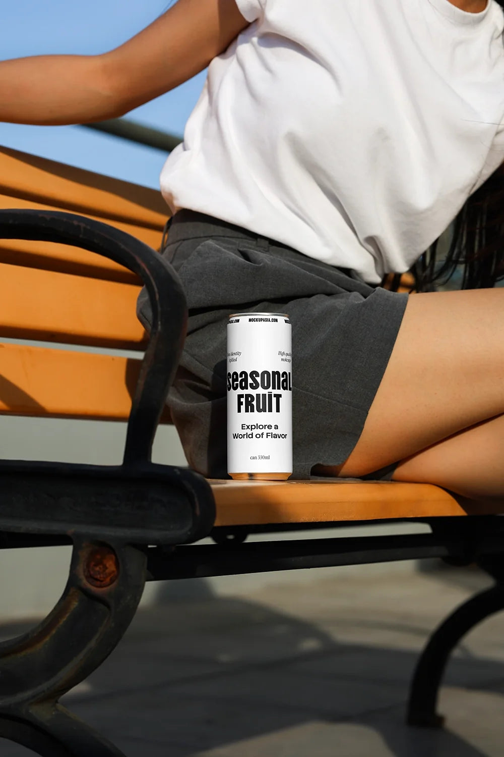 Design Studies: Slim Can Mockup CF38 – Clean Studio Focus - Image 2