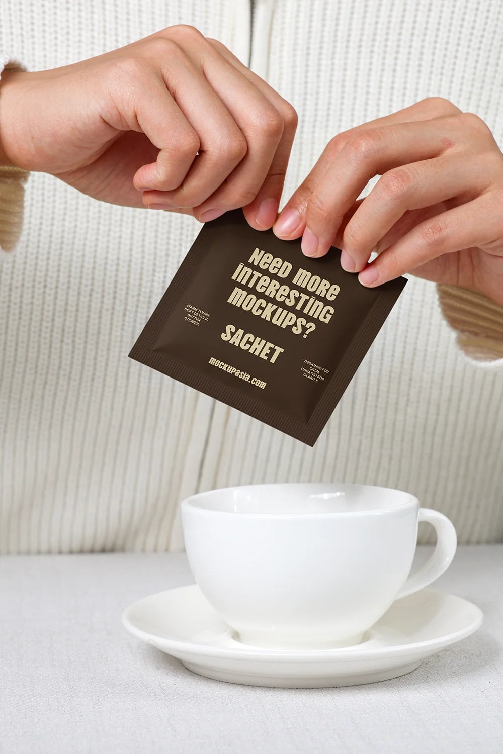 Design Studies: Sachet mockup