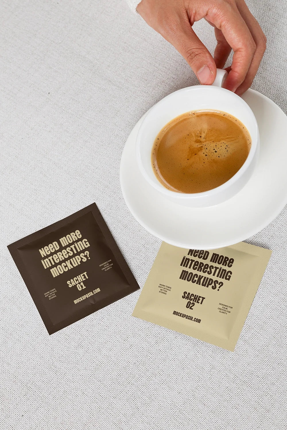 Design Studies: Sachet mockup