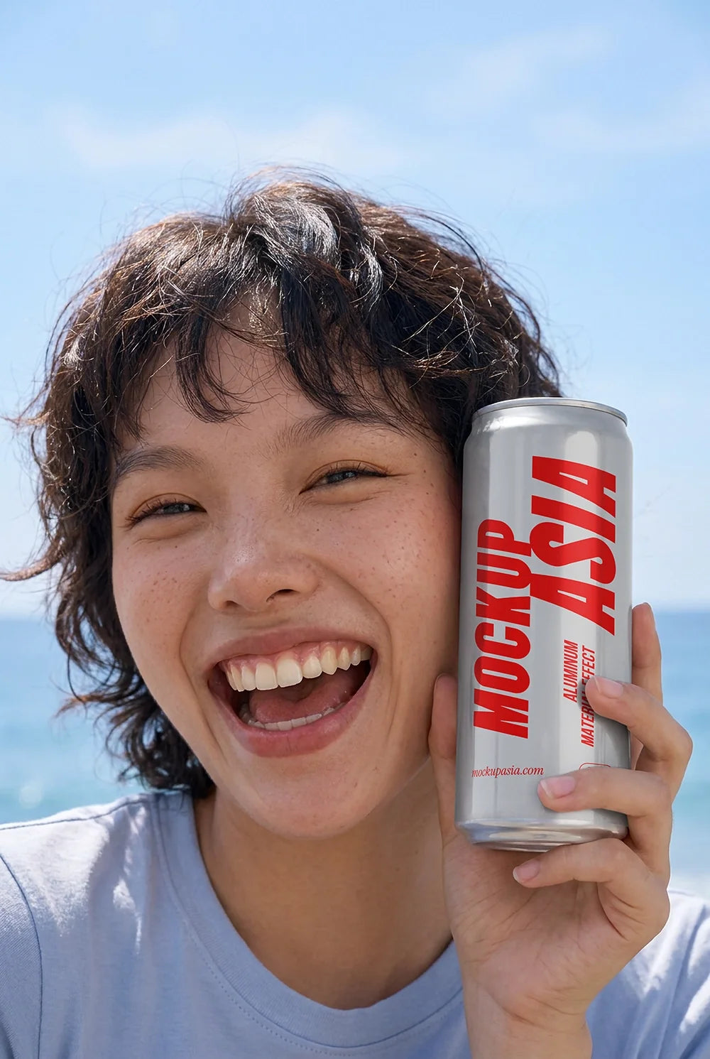 Design Studies: Sleek Can & Soda Can Mockup SUM04 – Model Lifestyle - Image 2