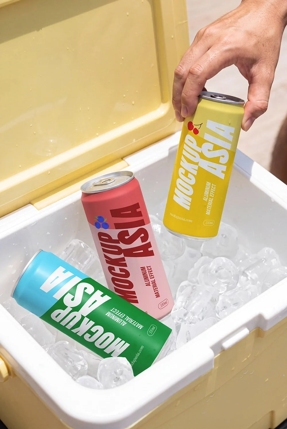 Design Studies: Sleek Can & Soda Can Mockup SUM07 – Ice Cooler - Image 3
