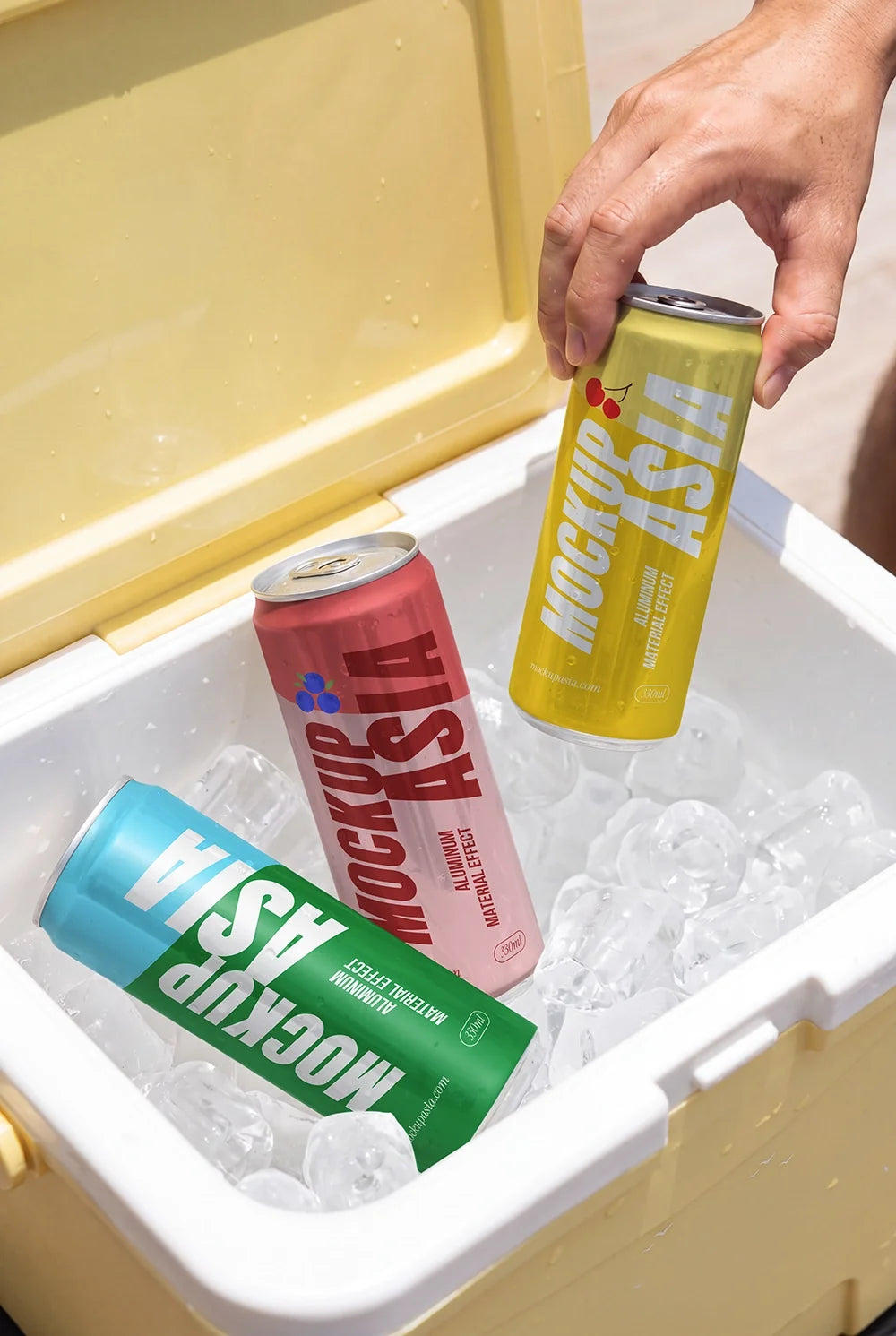 Design Studies: Sleek Can & Soda Can Mockup SUM07 – Ice Cooler