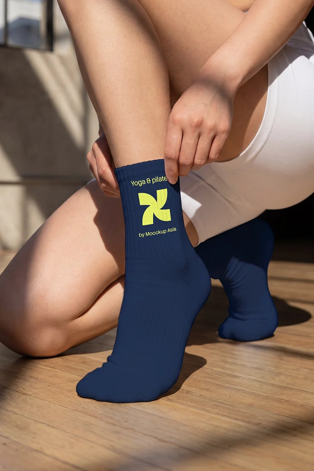 Design Studies: Yoga Sock Mockup