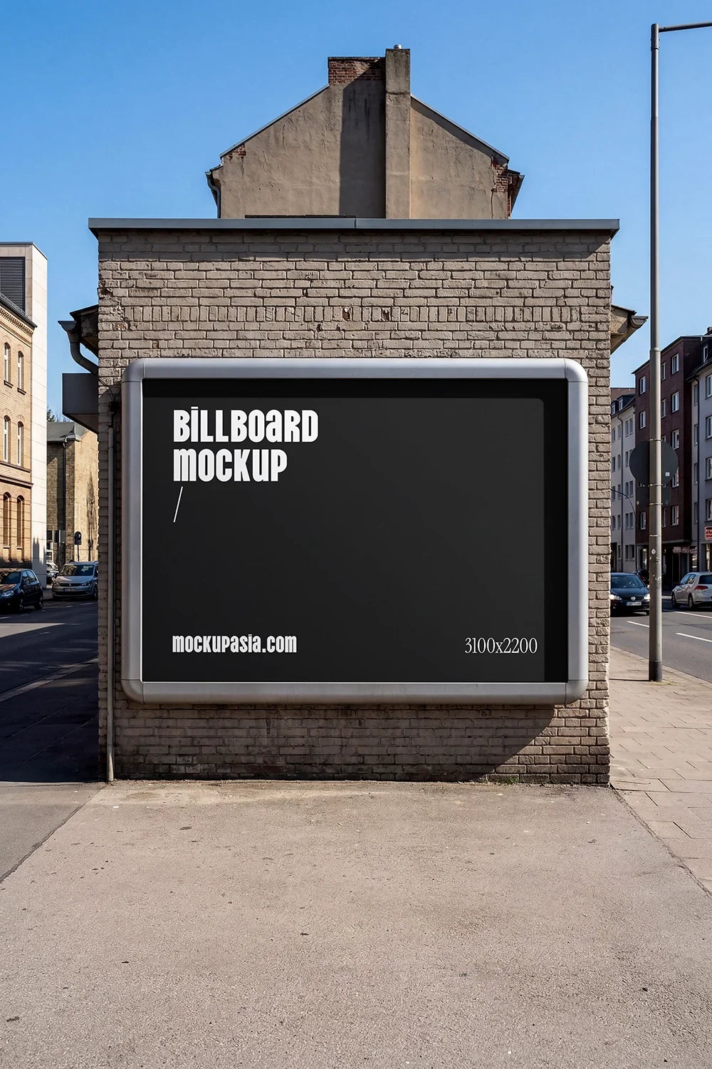 Design Studies: Street Wall Billboard Mockup -
