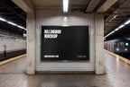 Design Studies: Subway Station Billboard Mockup -