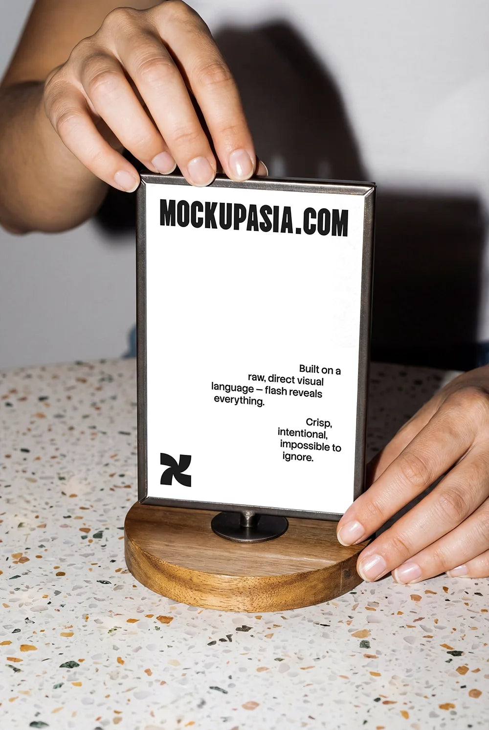 Design Studies: Table Sign Mockup - Image 2