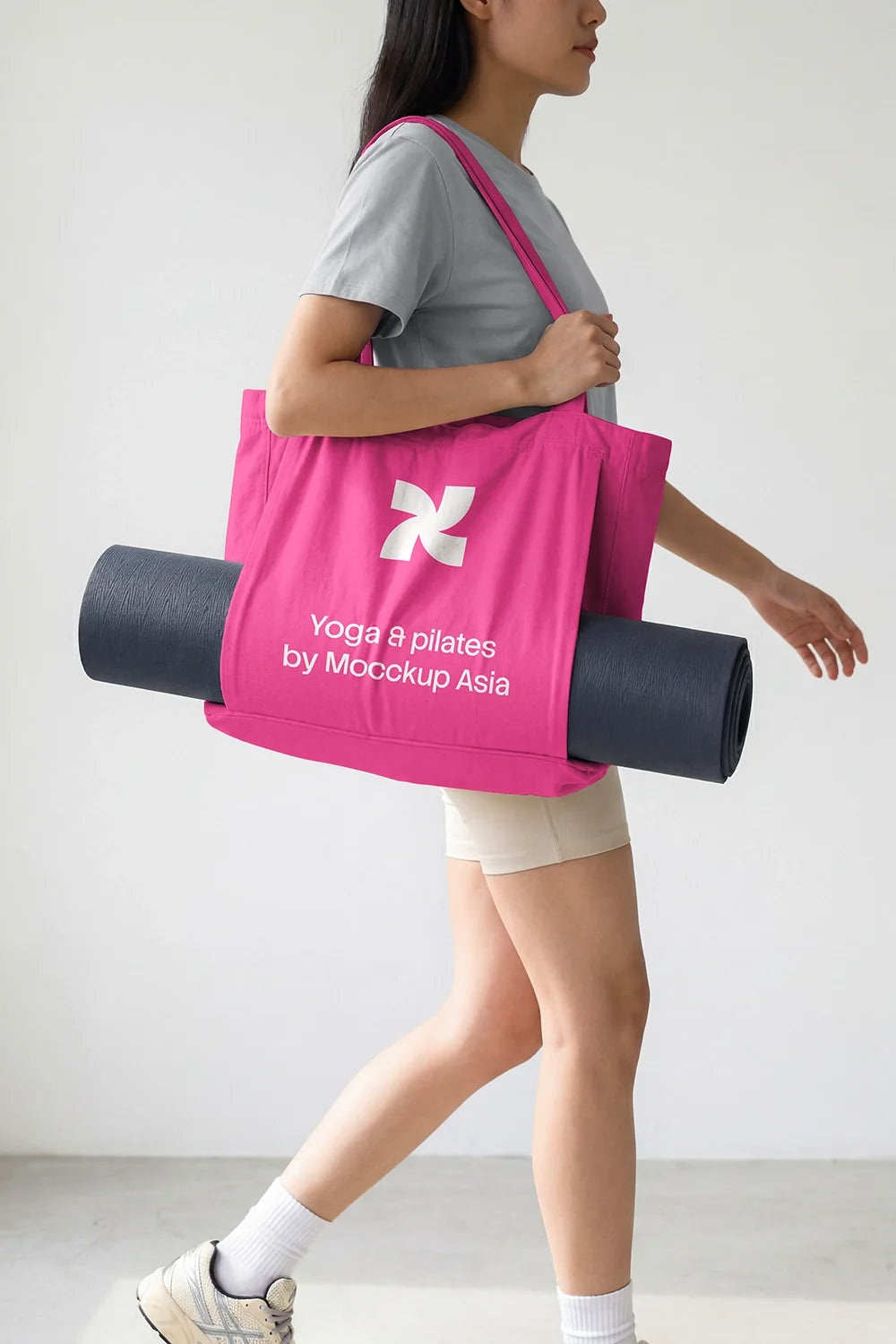 Design Studies: Yoga Tote Bag Mockup with Mat Carry - Image 3