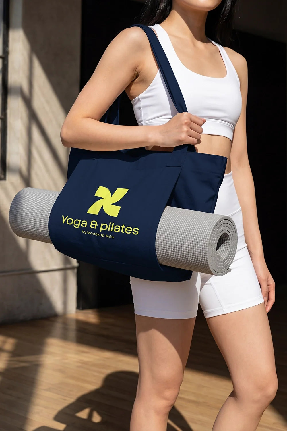 Design Studies: Yoga Tote Bag Mockup