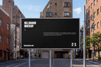 Design Studies: Urban Parking Lot Billboard Mockup –