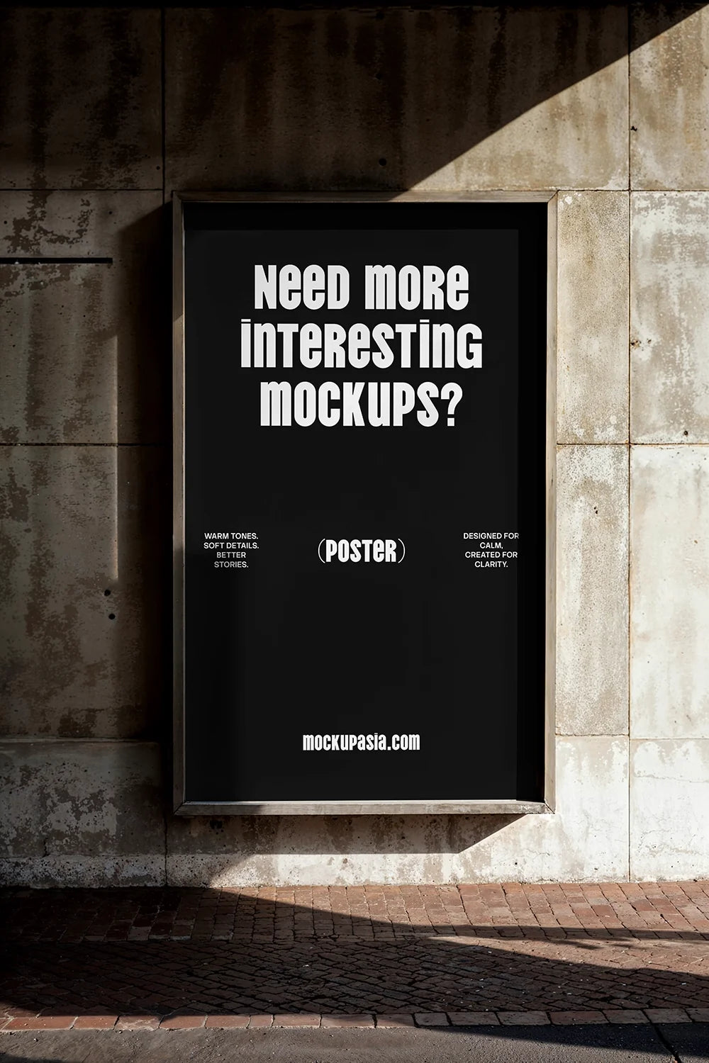 Design Studies: Urban Wall Poster Mockup