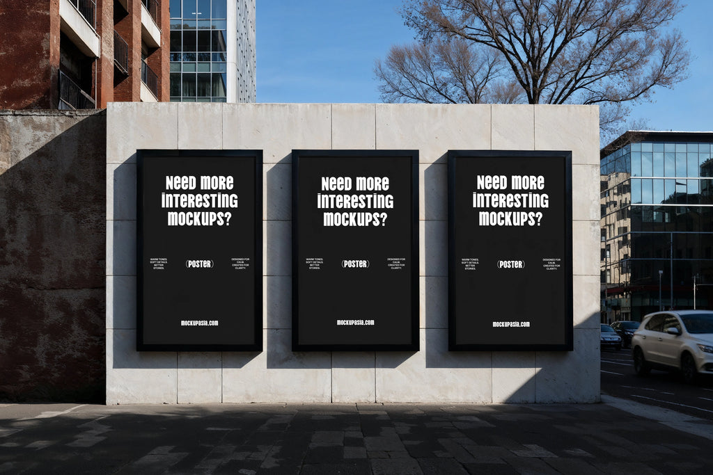 Design Studies: Urban Poster Mockup