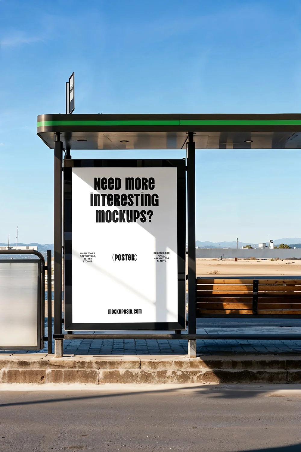 Design Studies: Urban Bus Stop Poster Mockup - Image 2