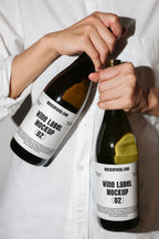 Design Studies: Wine Label Mockup WL03 — PSD Template - Image 2