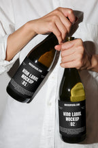 Design Studies: Wine Label Mockup WL03 — PSD Template