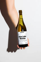 Design Studies: Wine Label Mockup WL05 — PSD Template - Image 2