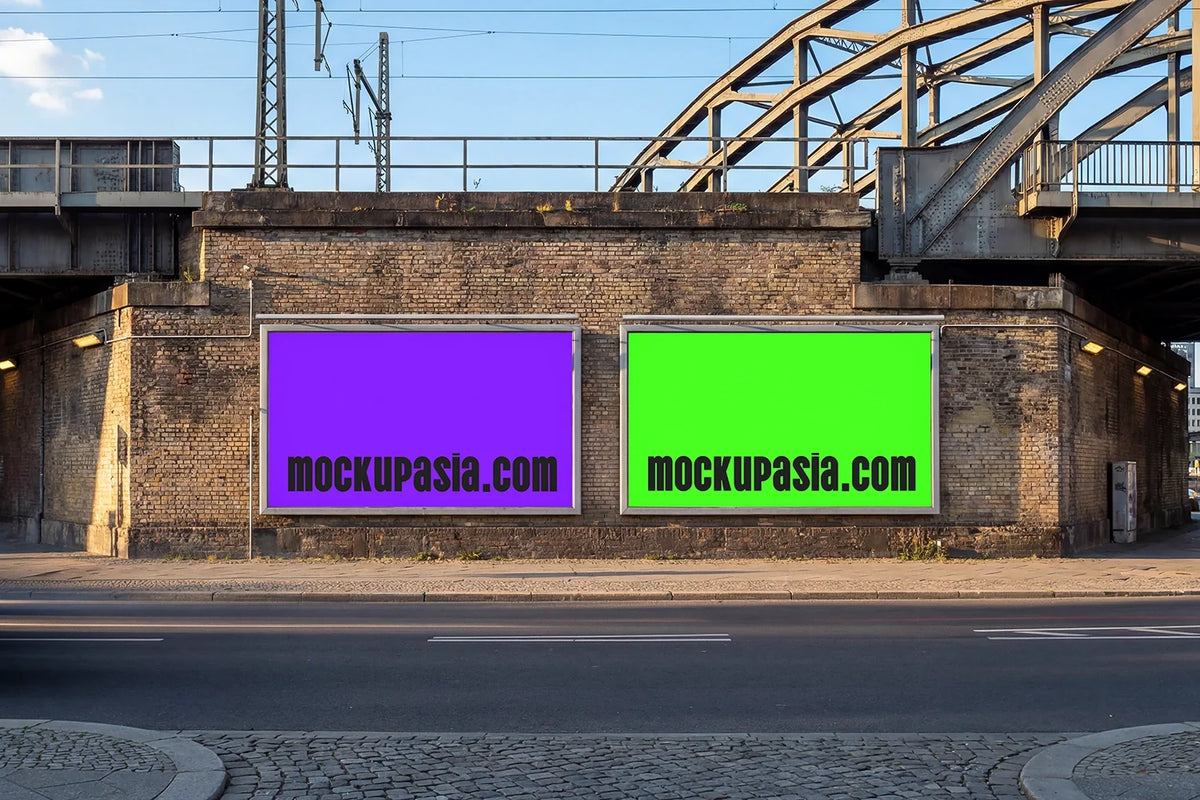 Design Studies: Urban Railway Bridge Billboard Mockup – - Image 3