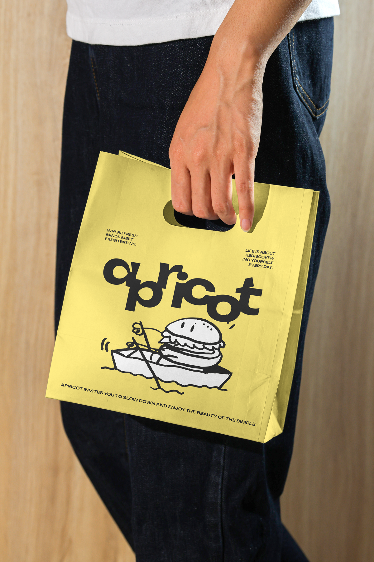 Design Studies: Coffee Paper bag mockup (APR04) - Image 3