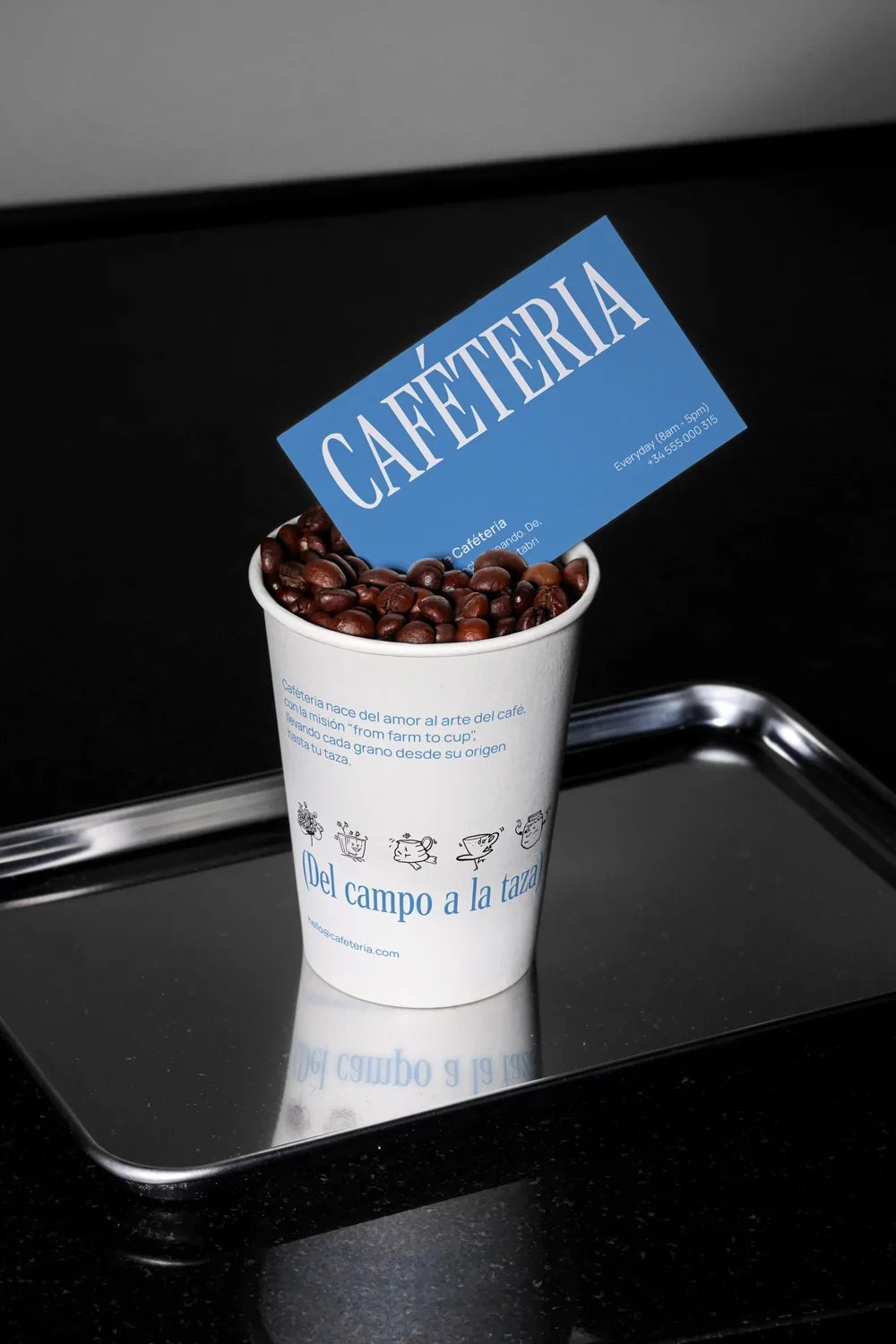 Design Studies: coffee cup mockup