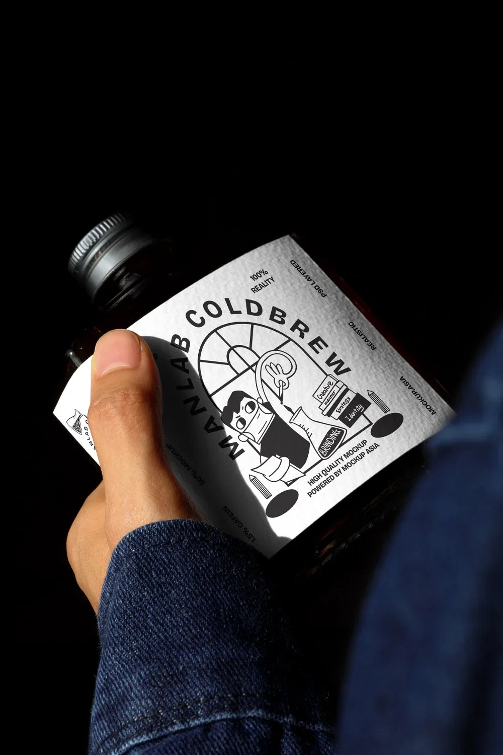 Design Studies: Cold brew bottle mockup series - Image 3