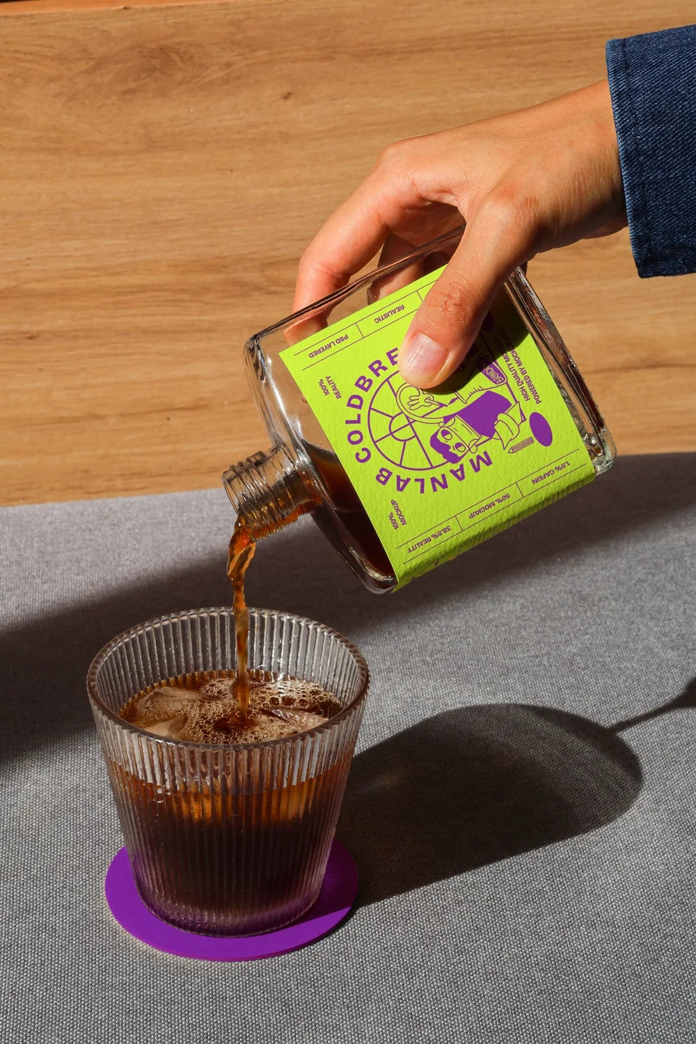 Design Studies: Cold Brew bottle label mockup 05 - Image 2