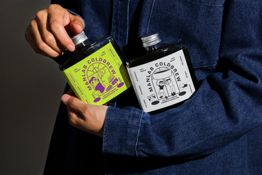 Design Studies: Cold Brew bottle label mockup 08 - Image 2