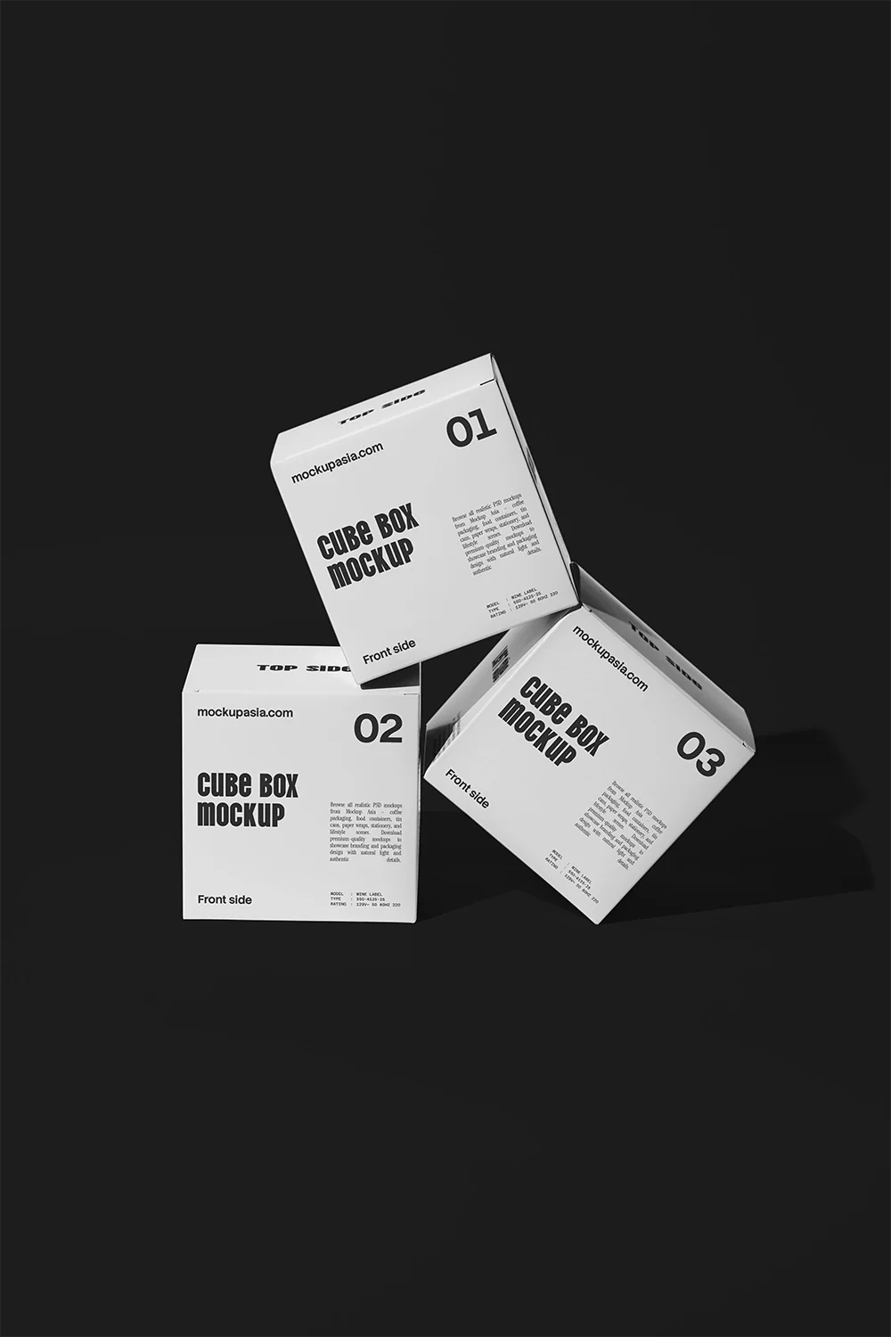 Design Studies: Cube Box Packaging Mockup - Image 2