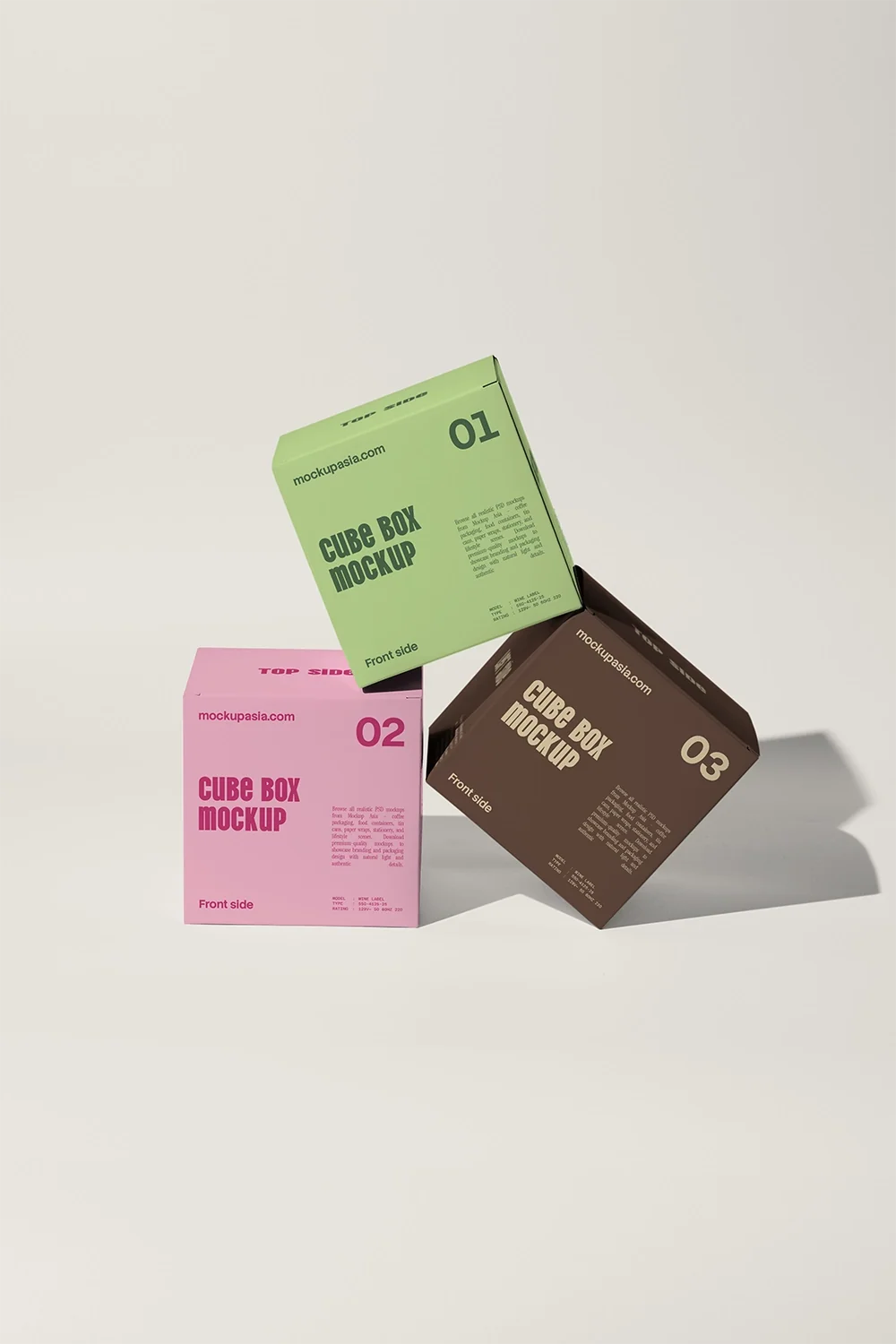 Design Studies: Cube Box Packaging Mockup