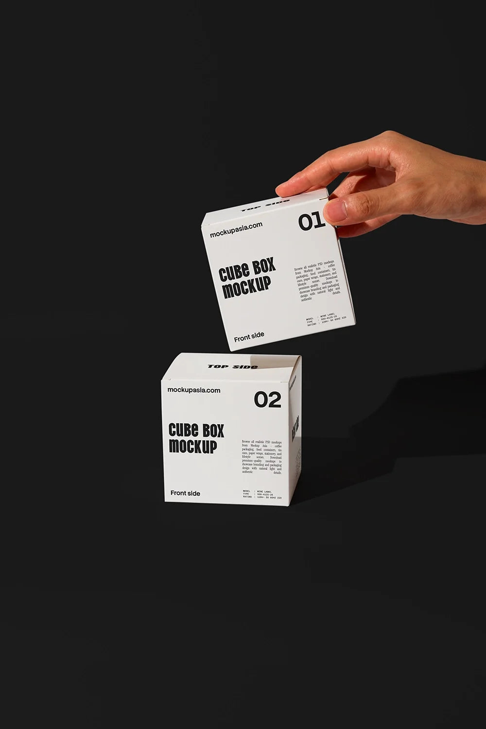 Design Studies: Cube Box Packaging Mockup - Image 2