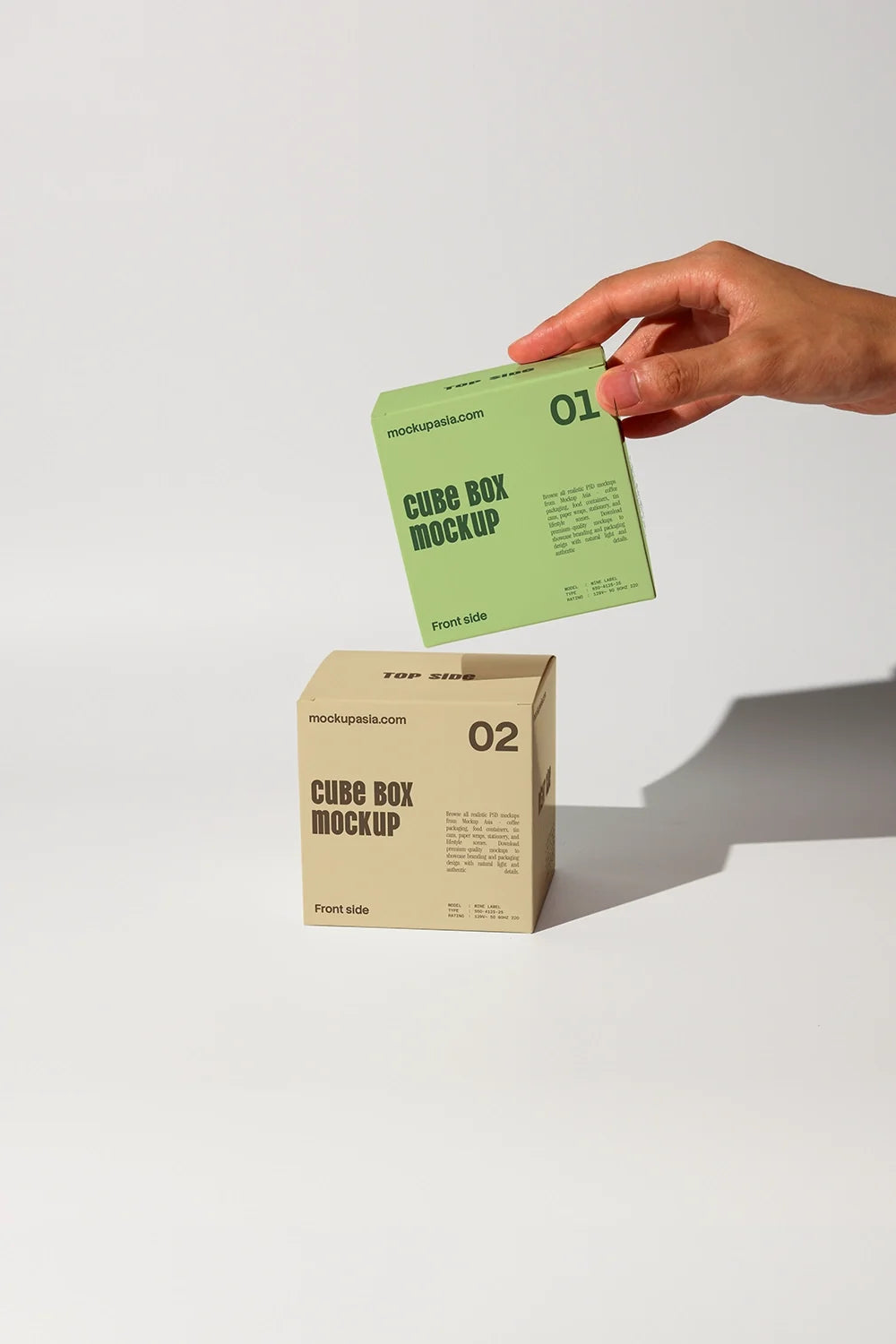 Design Studies: Cube Box Packaging Mockup