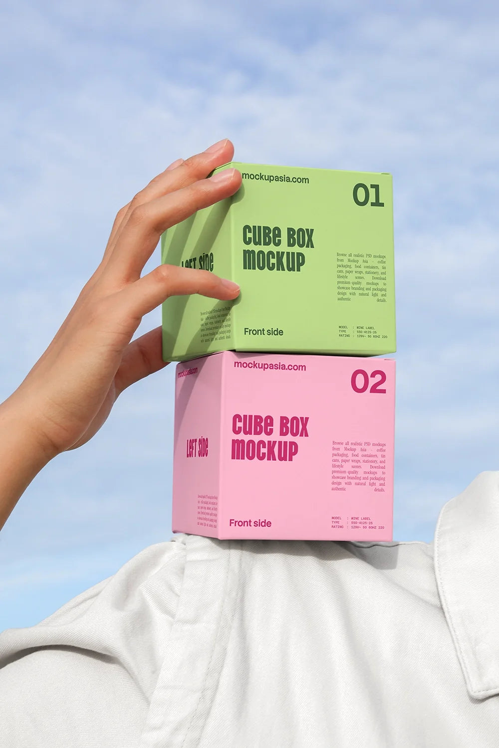 Design Studies: Cube Box Packaging Mockup
