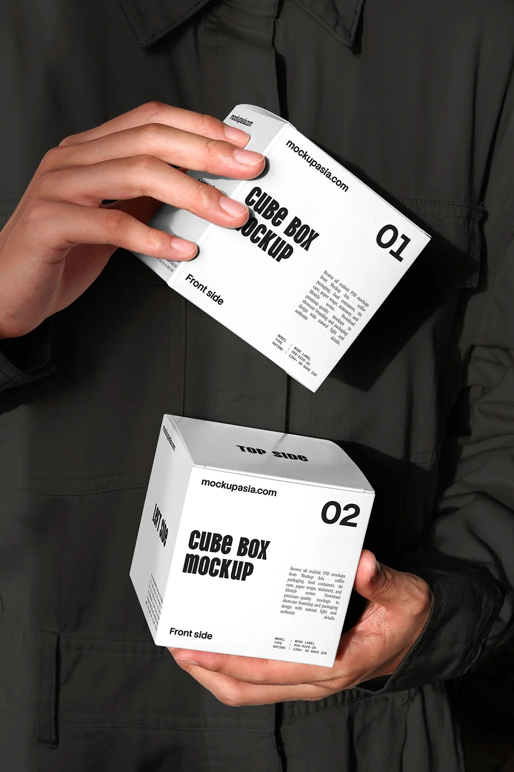 Design Studies: Cube Box Packaging Mockup - Image 2